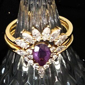 Diamond Engagement and Wedding Ring Set